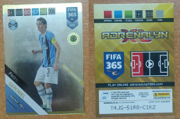 AC - 282 PEDRO GEROMEL  GREMIO  FANS FAVOURITE  PANINI FIFA 365 2019 ADRENALYN TRADING CARD - Trading-Karten