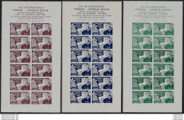 1945 Luogotenenza SABE Quadriga 3v. MS Np MNH Sassone N. 13/15 - Andere & Zonder Classificatie