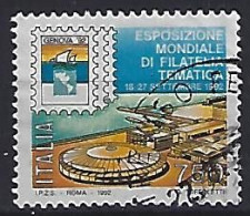 Italy 1992  Briefmarkenausstellung "GENOVA`92"  (o) Mi.2206 - 1991-00: Usados