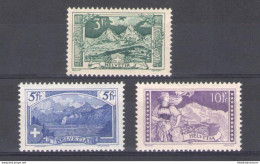 1914 SVIZZERA, Vedute Monti Svizzeri - N. 142/44 - MNH** - Other & Unclassified