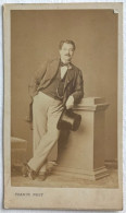 Photo Ancienne - CDV Cabinet - Lambert THIBOUST - Auteur Dramatique - Photo FRANCK - PARIS - Littérature Théâtre - Alte (vor 1900)