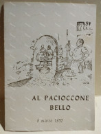 Italia Roma Menu Trattoria O Ristorante AL PACIOCCONE BELLO 8 Marzo 1952. Gianicolense? - Menú