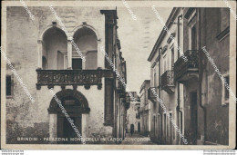 Bi9 Cartolina Brindisi  Citta' Palazzina Monticelli In Largo Concordia - Brindisi