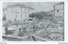 Ah304 Cartolina Fotografica Soriano Calabro Lavori Provincia Di Vibo Valentia - Vibo Valentia