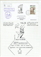 29e Expedition - LR Dumont D'Urville CàD 2/3/79 Marque THALA DAN - Cachet Privé Ciel Nocturne - Lettres & Documents