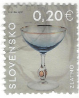 2021 Definitives - Slovak Applied Arts - Glassware - Used Stamps