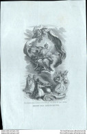 Bn11 Antico Santino Incisione Madonna Reine Des Confesseurs   1800 - Andachtsbilder