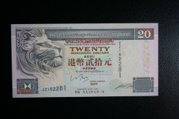 (Tv) 1997 HONG KONG OLD ISSUE - HSBC 20 DOLLARS - REPLACEMENT ISSUE #ZZ182,281 (UNC) - Hongkong