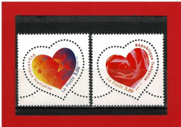 1999 - N° 3218 & 3219 - NEUFS** - Saint Valentin - COEUR JE T'AIME - COEUR ROSE -   COTE Y & T : 3.20 Euros - Ongebruikt