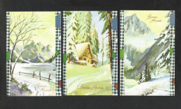 3 Postkaarten Bonne Année (W132) - Neujahr