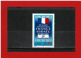 1999 - N° 3217 - NEUF** - 50 ANS DE RELATIONS DIPLOMATIQUES - FRANCE - ISRAEL -   COTE Y & T : 2.10 Euros - Ongebruikt