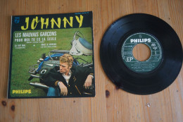 JOHNNY HALLYDAY LES MAUVAIS GARCONS EP 1964 VARIANTE - 45 T - Maxi-Single