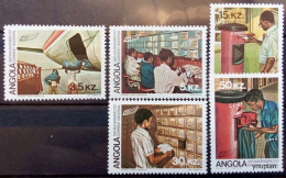 Angola 1983, 185 Years Of Angolan Post, MNH Stamps Set - Angola