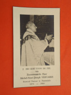 Priester - Pastoor  Michel Vervaeke Rustend Pastoor Te Passendale 1874 - 1959   (2scans) - Religión & Esoterismo