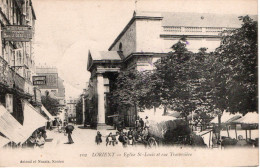 LORIENT ( 56 ) - Eglise St-Louis Et Rue Traversiere - Lorient