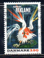 DANEMARK DANMARK DENMARK DANIMARCA 1991 POSTERS FROM DANISH MUSEUM OF DECORATIVE ARTS NORDIC ADVERTISING 3.50k USED - Used Stamps