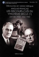 Les Discours-clés Du Vingtième Siècle : Janvier 1933 - Mai 1940 - Sonstige & Ohne Zuordnung