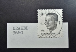 Belgie Belgique - 1989 - OPB/COB N° 2352 ( 1 Value )  Koning Boudewijn Type Velghe  Obl. Brakel - Usados
