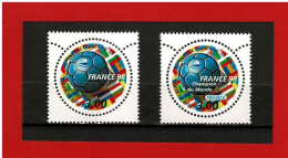 1998 - N° 3139 & 3170 - NEUFS** - FRANCE 1998 - COUPE DU MONDE - CHAMPION DU MONDE FOOTBALL -   COTE Y & T : 3.00 Euros - Unused Stamps