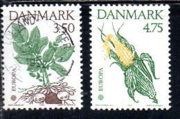 DANEMARK DANMARK DENMARK DANIMARCA 1992 EUROPA CEPT DISCOVERY OF AMERICA COMPLETE SET SERIE USED USATO OBLITERE' - Gebruikt