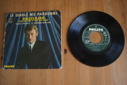 JOHNNY HALLYDAY LE DIABLE ME PARDONNE EP 1965 VARIANTE - 45 Rpm - Maxi-Single