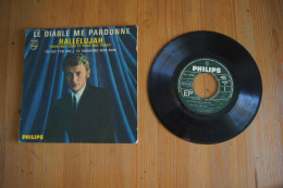 JOHNNY HALLYDAY LE DIABLE ME PARDONNE EP 1965 VARIANTE - 45 Toeren - Maxi-Single
