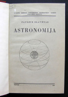 Lithuanian Book / Astronomija By Slavėnas 1938 - Old Books