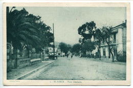 ALGÉRIE Kabylie  - EL KSEUR  Place Gambetta - Ecrite En 1935 Par Soldat à Mascara * Edition Clouet - Other & Unclassified