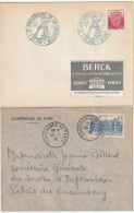 Lettre  2éme Anniversaire Libération De Dijon  11/9/46 + 1er Jour Du N° 760 Sur Enveloppe à En-tête. Collection BERCK. - Lettres & Documents