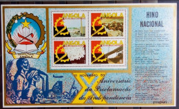 Angola 1985, 10 Years Of Independence, MNH S/S - Angola