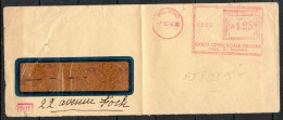 FJ8029 : Italie > France EMA 1940 Milan Banque / Censure Allemande - Frankeermachines (EMA)