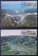 SOUTH AFRICA 1984-85 Maxicards - Bridges, Frans Oerder Paintings, Cape Silverware (12 Cards) - Sonstige & Ohne Zuordnung