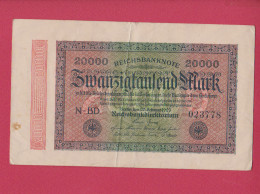ALLEMAGNE - 20000 MARKS 1923 - Collections
