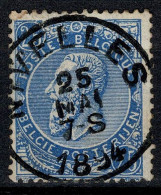 Belgique 1893 COB 60 Belle Oblitération NIVELLES (centrale - Concours) - 1893-1900 Thin Beard
