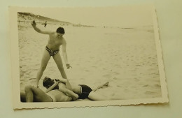 The Boys Wrestle On The Beach - Anonymous Persons