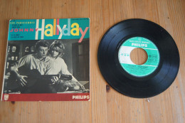 JOHNNY HALLYDAY RETIENS LA NUIT  EP 1962 VARIANTE CATHERINE DENEUVE LANGUETTE - 45 Toeren - Maxi-Single