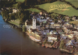 72232809 St Wolfgang Wolfgangsee Fliegeraufnahme Hotel Weisses Roessi  St. Wolfg - Altri & Non Classificati