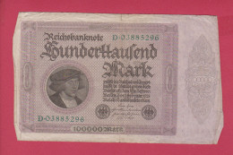 ALLEMAGNE - 100 000 MARKS 1923 - Collections
