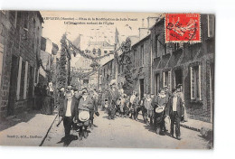 BARFLEUR - Fêtes De La Béatification De Julie Postel - La Procession Sortant De L'Eglise - Très Bon état - Barfleur