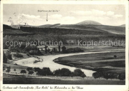 72232708 Holzminden Weser Panorama Weserbergland Dampfer Gasthaus Sommerfrische  - Holzminden