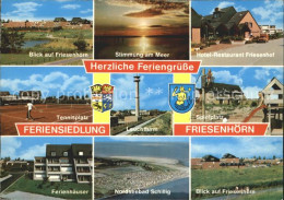 72232623 Friesenhoern Feriensiedlung Abendstimmung Meer Hotel Restaurant Friesen - Wangerland