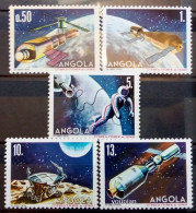 Angola 1986, 25 Years Of Manned Space Travel, MNH Stamps Set - Angola
