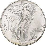 États-Unis, 1 Dollar, 1 Oz, Silver Eagle, 1992, Philadelphie, Argent, SPL+ - Argento