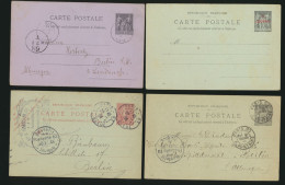 Frankreich Lot 10 Ganzsachen 1x Mit Aufdruck France Lot Of 10 Postal Stationery - Cartas & Documentos