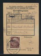Österreich D. Reich EF 10 P Hindenburg Einlieferungsschein Krems Mautern Selten - Cartas & Documentos