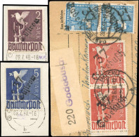 SBZ Handstempel Bezirk 37, 1948, II A - II D VIII, Gestempelt, ... - Otros & Sin Clasificación