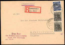 SBZ Handstempel Bezirk 36, 1948, I W VII, Brief - Otros & Sin Clasificación