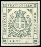 Italien Staaten Modena, 1859, Ex 7-11, Ungebraucht - Ohne Zuordnung