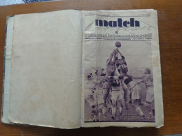 Match Le Plus Grand Hebdomadaire Sportif.Cyclisme, Rugby, Football ; No 1 à 50 Année 1926/27 Complète - Other & Unclassified