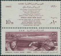 Egypt 1960 SG630-631 Laying Of Aswan High Dam Foundation Stone Set MNH - Andere & Zonder Classificatie